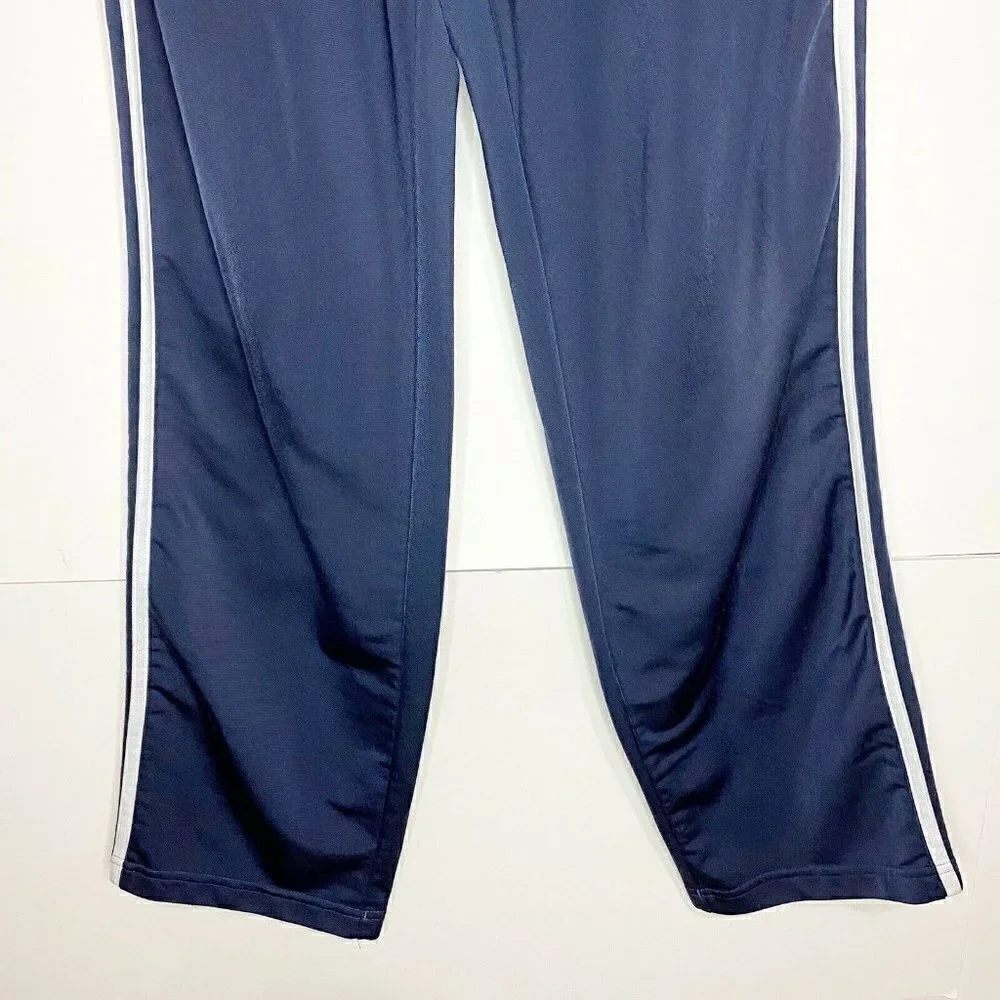 Adidas Sweatpants Mens Small Elastic Waist Drawstring Navy 25x31